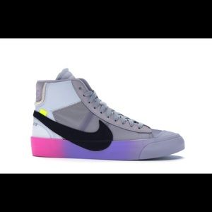 Nike Blazer Mid Off-White Wolf Grey Serena Queen